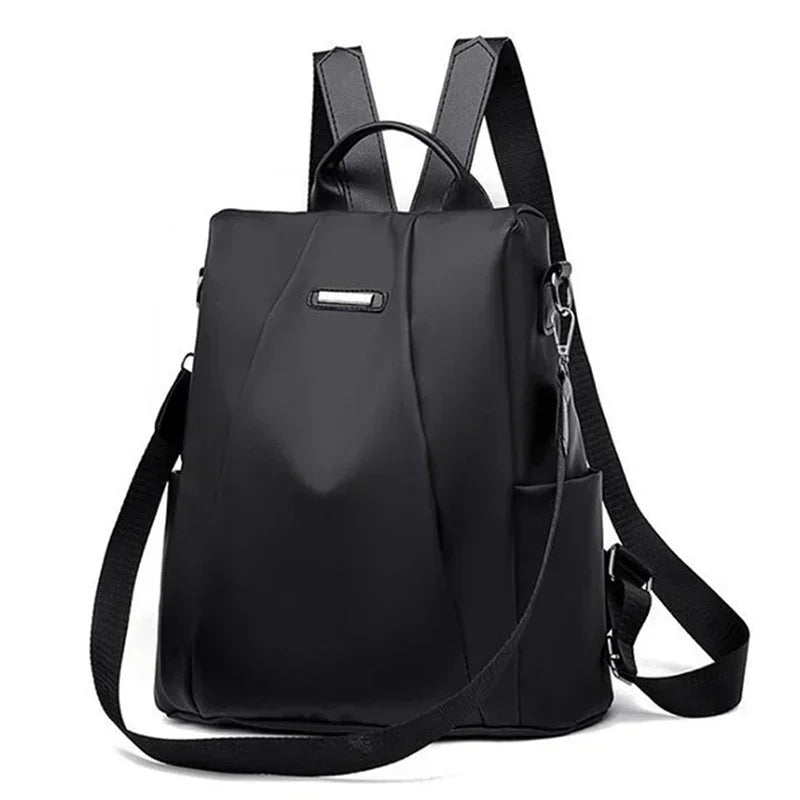 Nylon Solid Color Lightweight Waterproof Large Capacity Detachable Shoulder Strap Multi Functional