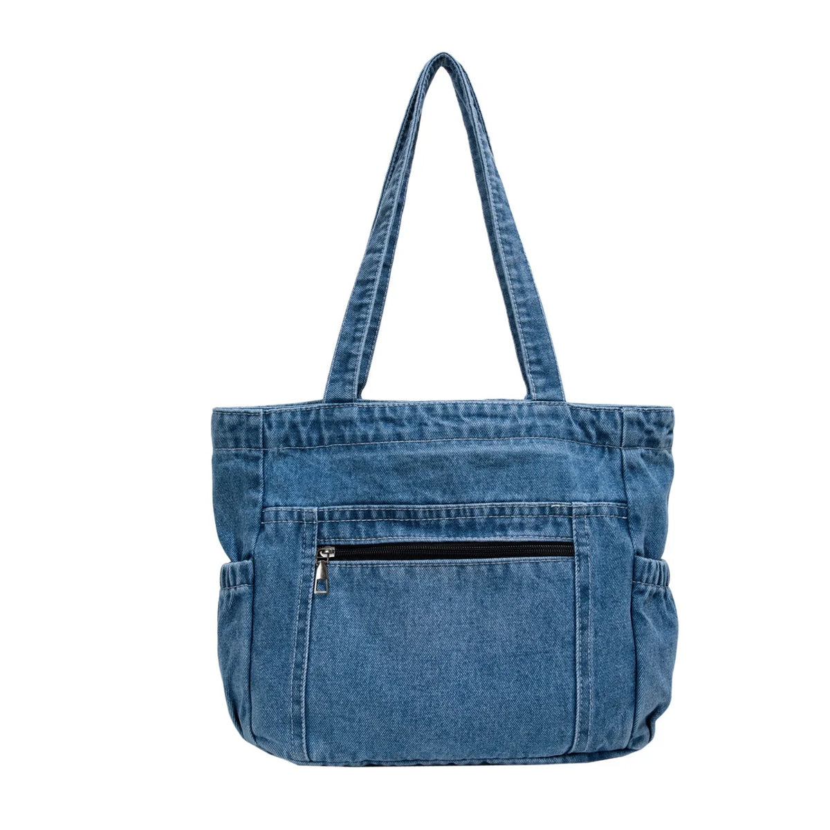 Casual Simple Large Capacity Tote Bags Women Shoulder Bag Fashionable Retro Shopping Class Girl
