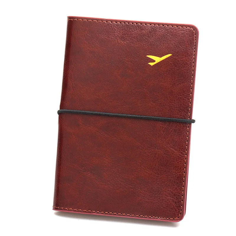 Ultra Lightweight Flight Passport Cover Elastic Band Case Strap Ticket Holder Id Card Holders