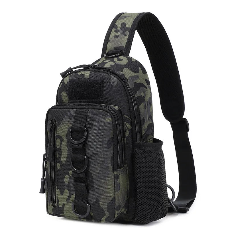 Wear-Resistant Oxford Fabric Crossbody Bag Multi-Purpose Waist Bag Outdoor Tactical Single-Shoulder