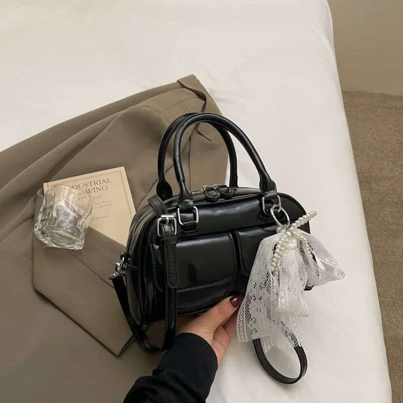 Ladies Crossbody Bag Everything Popular Casual Sweet Lace Ballet Style Design Sense Spring Summer