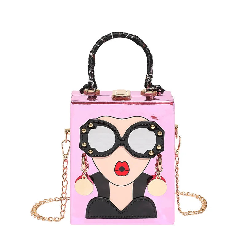 Box Bag Fashionable Crossbody Bags Women Shoulder Versatile Purse Handbags Designer Dinner Sac