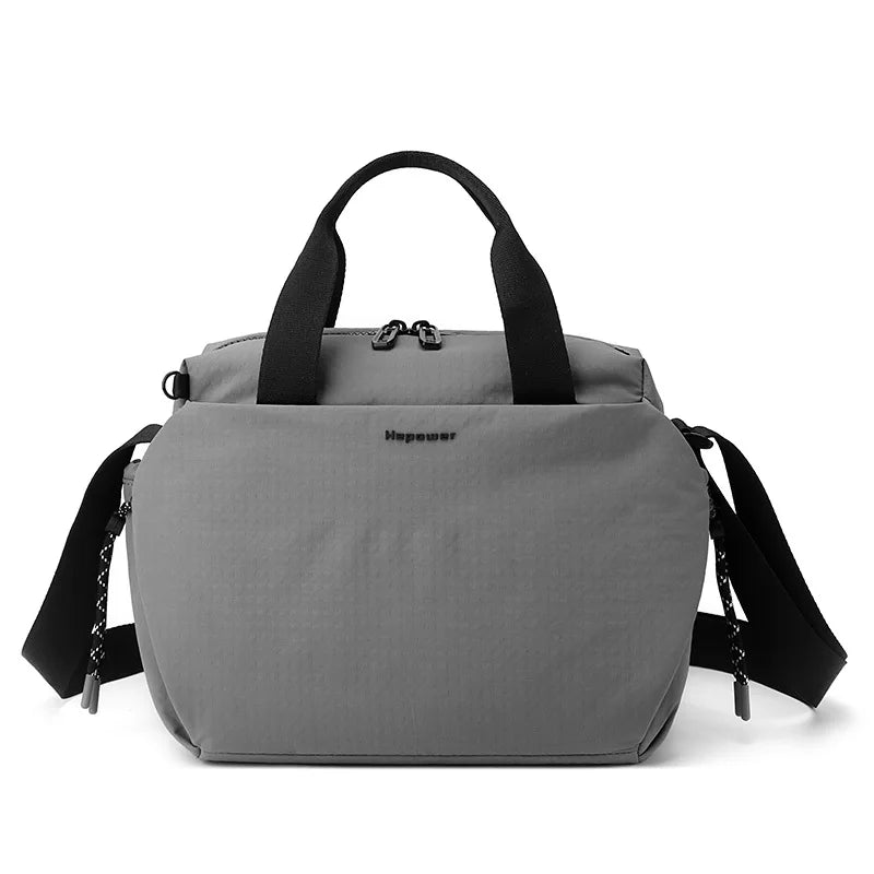 Simple Large-Capacity Men S Crossbody Bag Lightweight Nylon Fabric Commuting Waterproof Women S