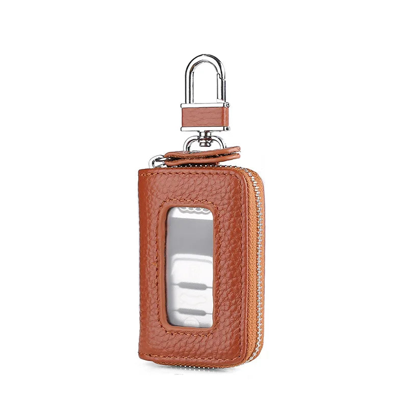 Genuine Leather Universal Car Key Case Window Key Case