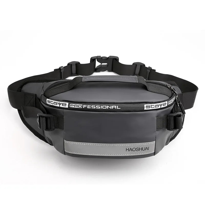 Outdoor Waist Bag Running Close Reflective Bar Diagonal Cross Anti Theft Mobile Phone Large Capacity