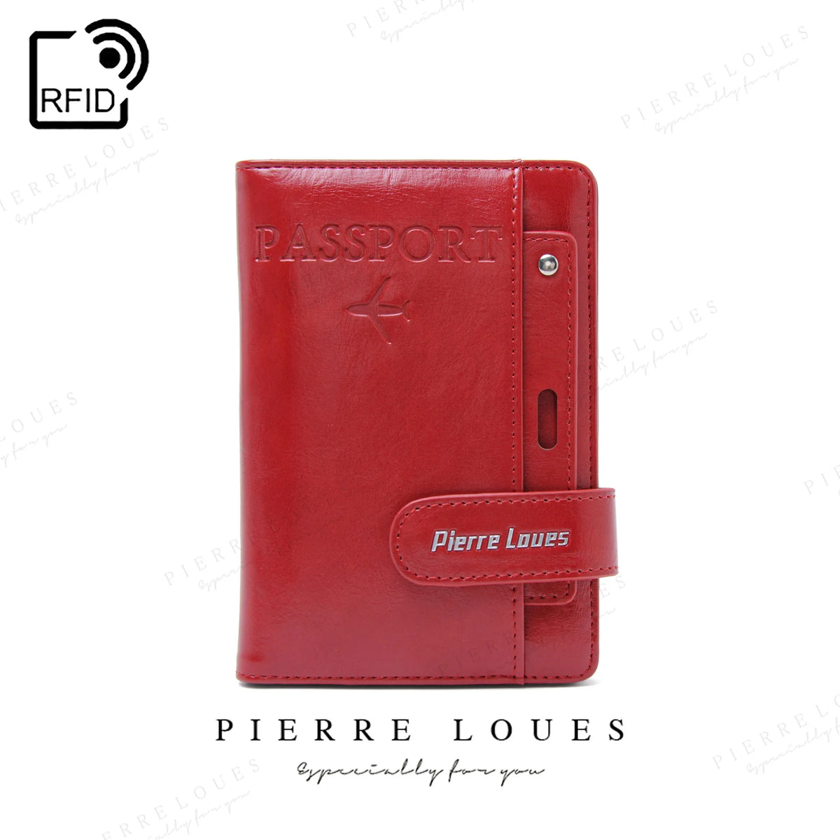 Rfid Passport Bag Pu Multi-Function Sim Card Certificate Ticket Holster Wallet