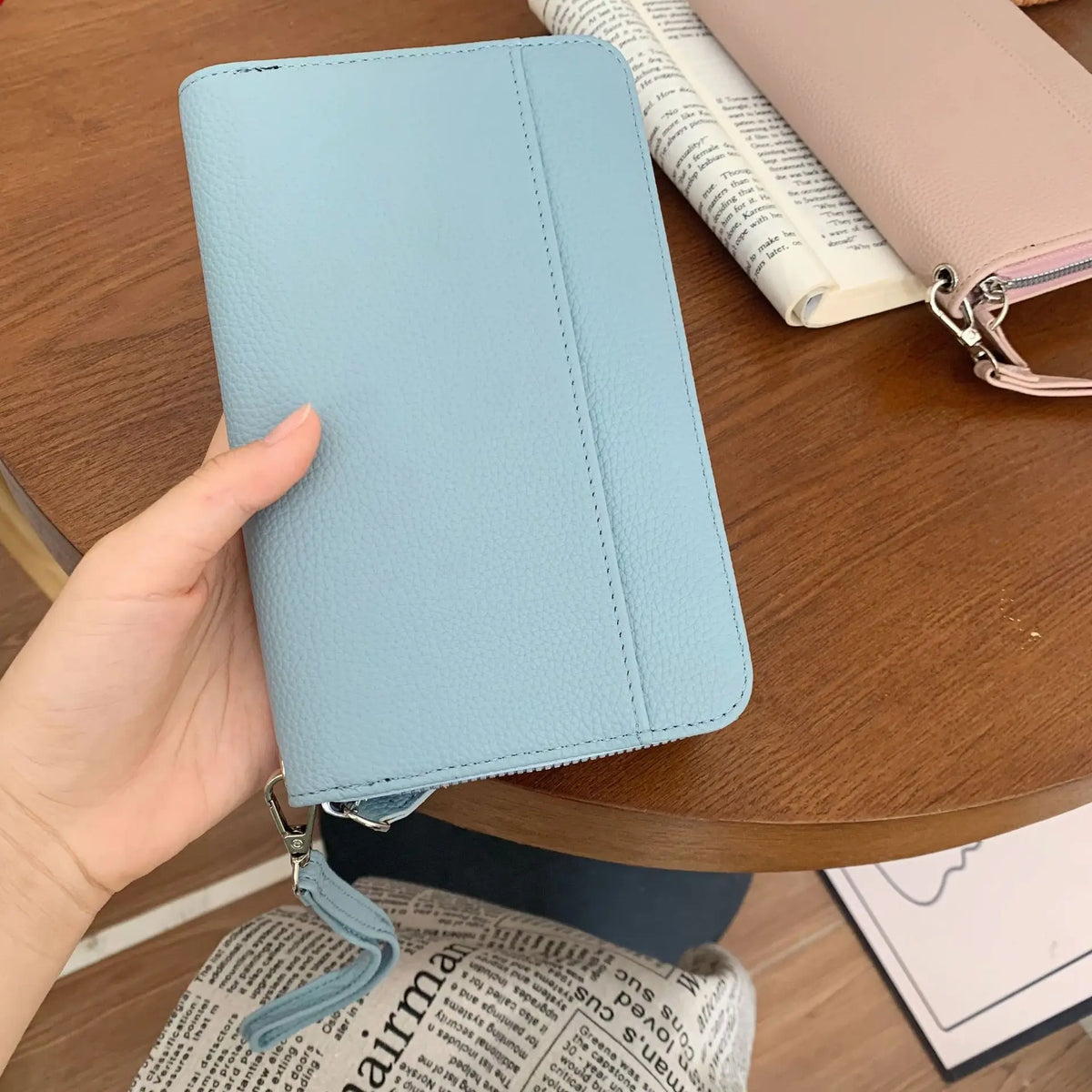 Large-Capacity Zipper Organ Wallet Long Air Ticket