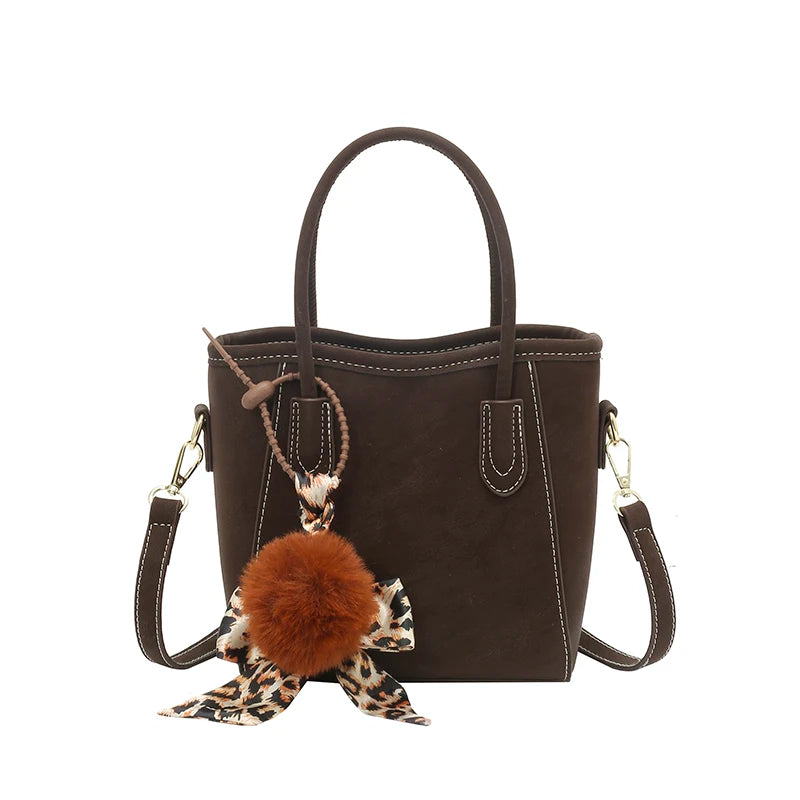 Pu Solid Color Zipper Square Bags Trend Exquisite Temperament Versatile Durable Crossbody