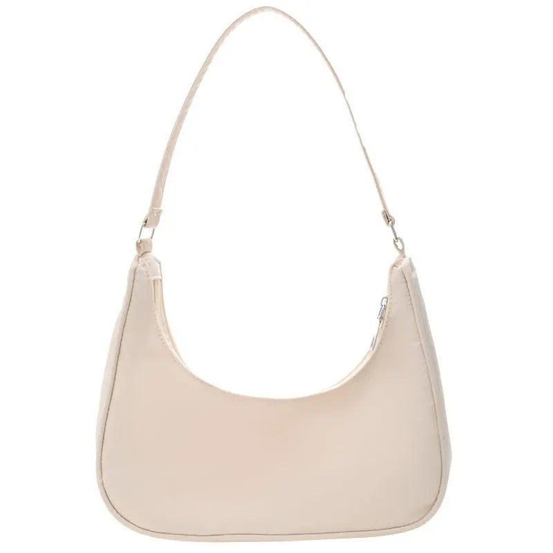 Fashionable Shoulder Underarm Bag Light Small Solid Color Satchel Stylish Women Tote