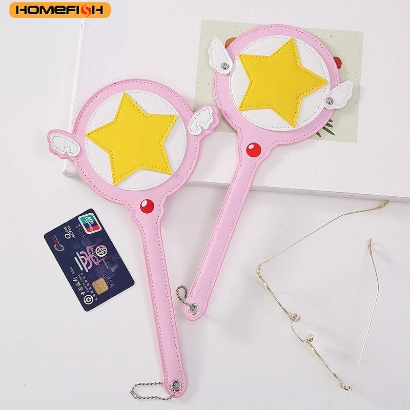 Homefish Bus Subway Card Cover Holder Bag Wings Anime Magic Wand