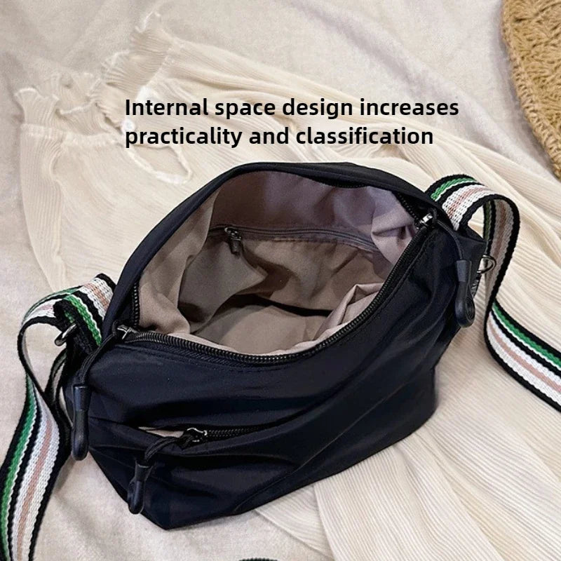 Ultra-Light Nylon Crossbody Bag Women Adjustable Wide Strap Lightweight S Casual Messenger