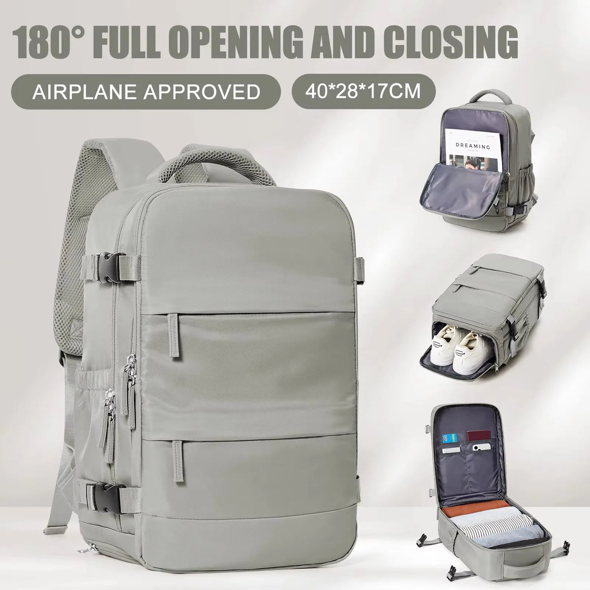 Short Trip Simple Large Capacity Backpack Premium Sense Versatile Multi-Function Computer Bag Daily