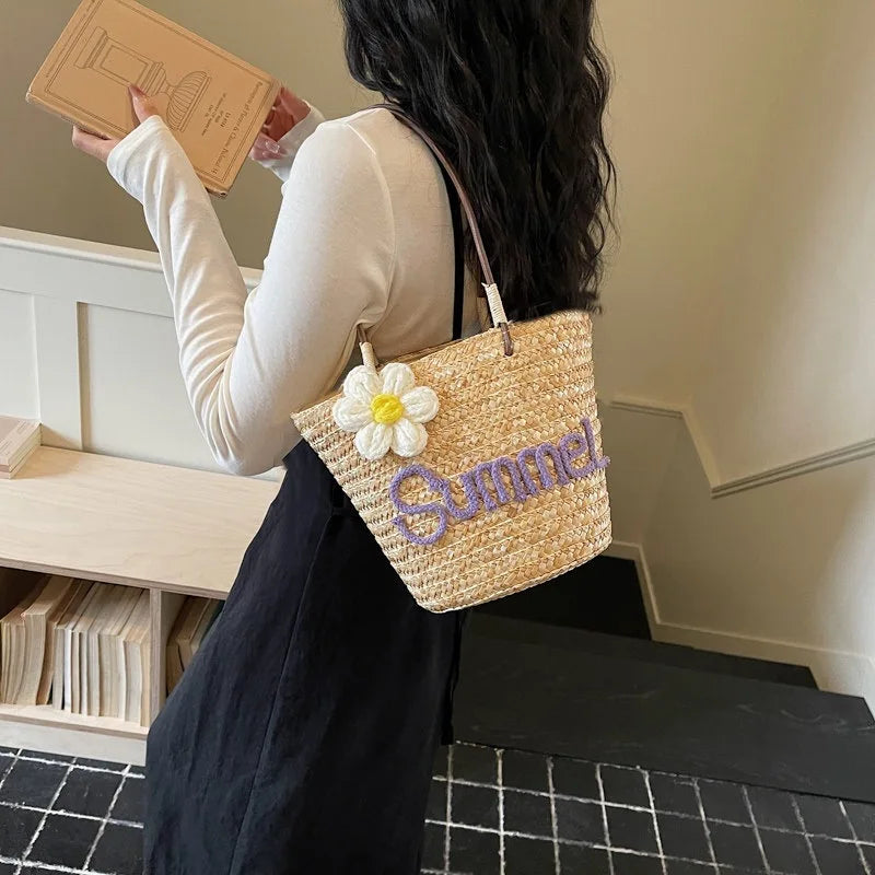 Summer Beach Bag Vacation Tote Bags Women Large Capacity Designer Purse Handbags Bolsas Feminina Sac