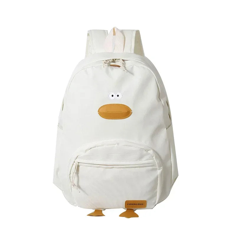 Cartoon Duck Backpack Designer Cute Travel Bag Female College Student Versatile Korean Edition Girls