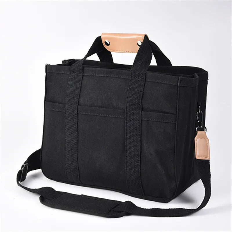 Canvas Tote Bag – Large Capacity Shoulder & Crossbody Handbag
