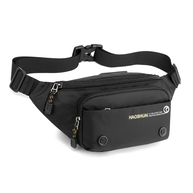 Multifunctional Outdoor Leisure Men S Chest Bag Cross Body Travel Large Capacity Mobile Phone
