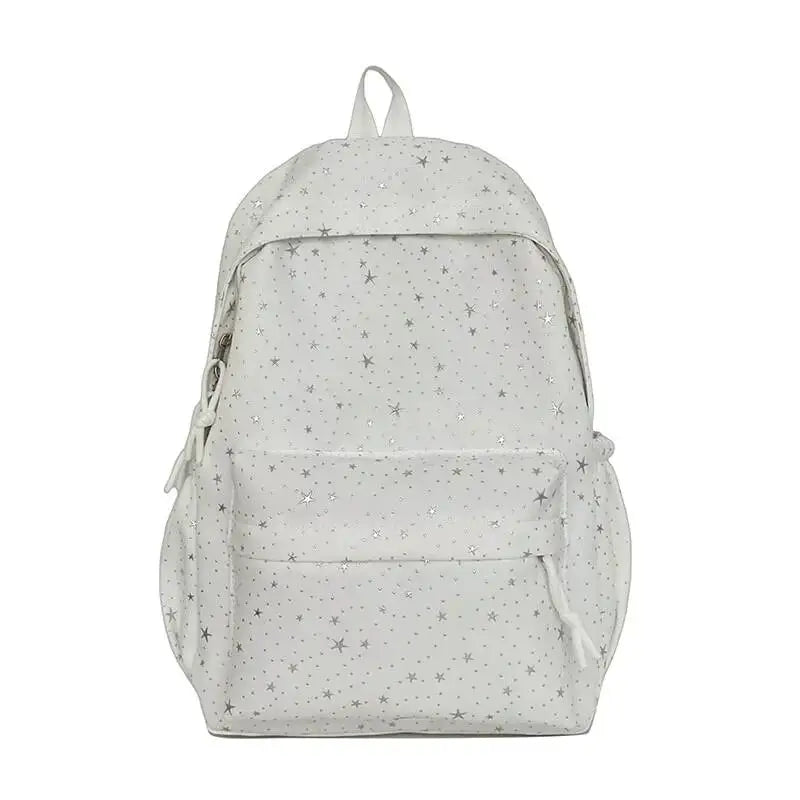 Y2K Star Print Backpack – Large Capacity School & Travel Bag