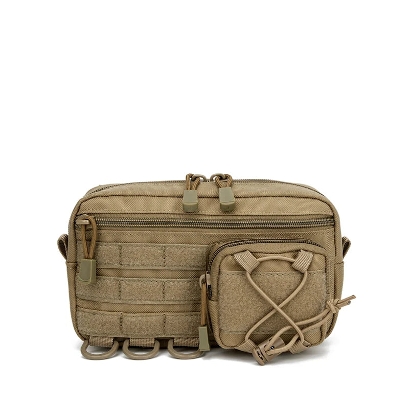 1000d Edc Pouch Molle Organizer Bag Utility Tool Horizontal Modular Outdoor Waist Pack Emt Hunting