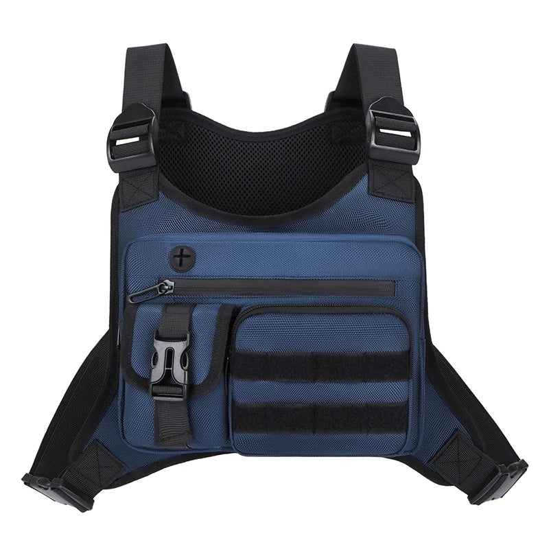 Outdoor Tactical Chest Bag Men S Vest Edc Backpack Waterproof Anti-Theft Pack Cycling Bags Running