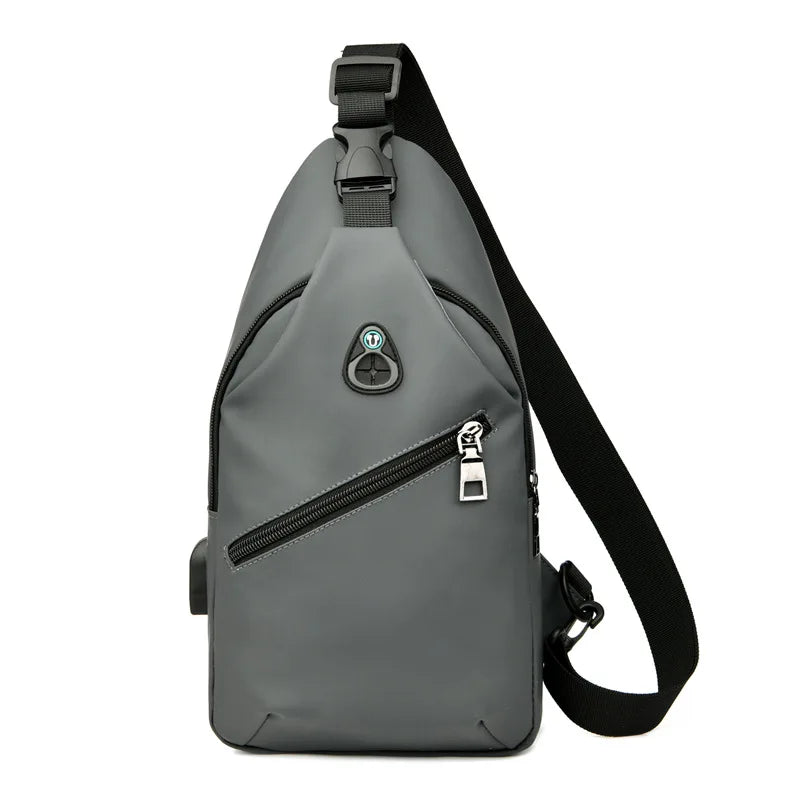 Men S Outdoor Running Mobile Phone Storage Multi-Function Large Capacity Chest Bag Shoulder