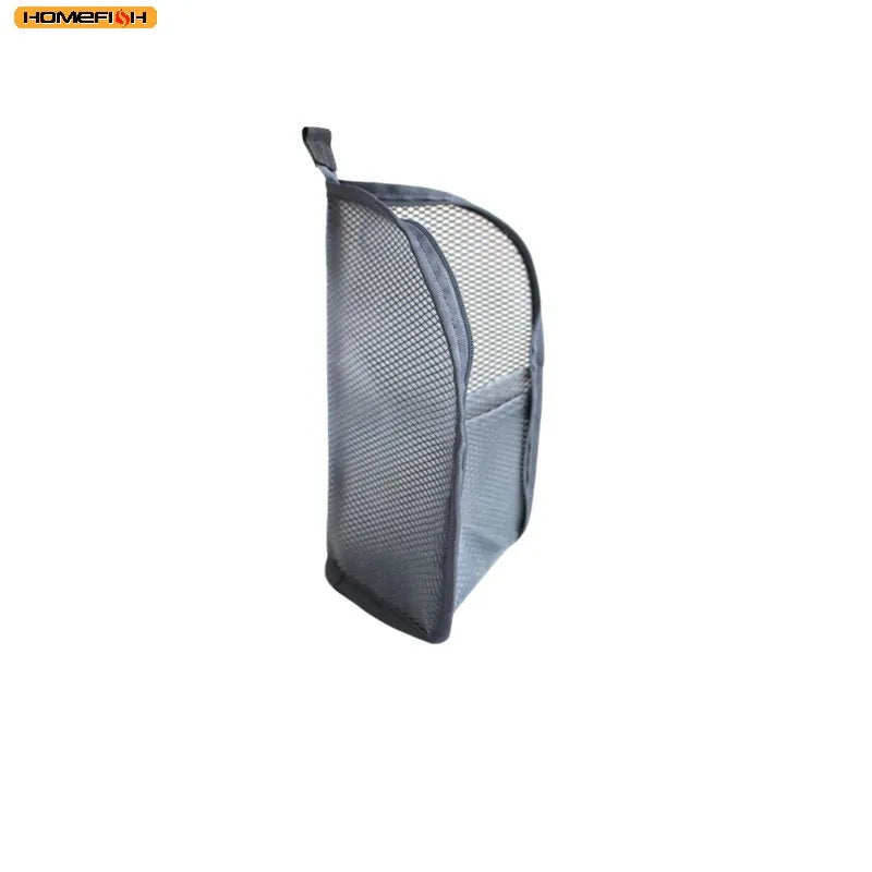 Homefish Eva Transparent Mesh Travel Toiletry Bag Portable Cosmetic Makeup Organizer Zipper Pouch