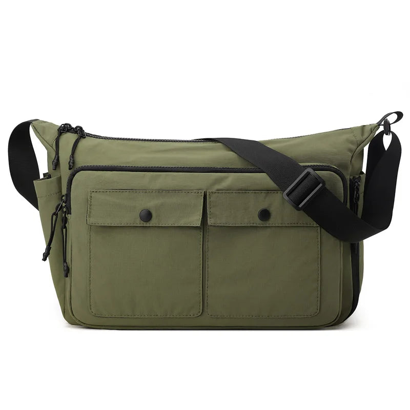 Casual Large-Capacity Crossbody Bag Both Men Women - Waterproof