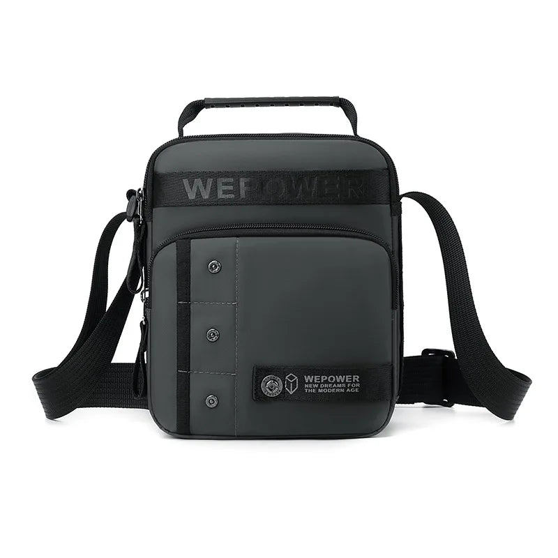 Nylon Lightweight Simple Men S Crossbody Small Bag Multi-Functional Outdoor Travel Waterproof