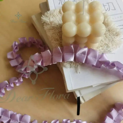 Decorative Ruffle Lace Trim Ribbon for Ita Bag DIY