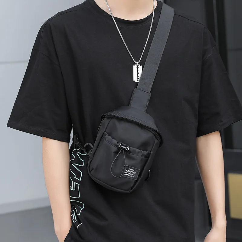 Mini Oxford cloth waterproof mobile phone storage large-capacity thin single-shoulder crossbody bag