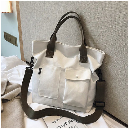 Canvas Tote Bag for Women – Shoulder & Crossbody Handbag