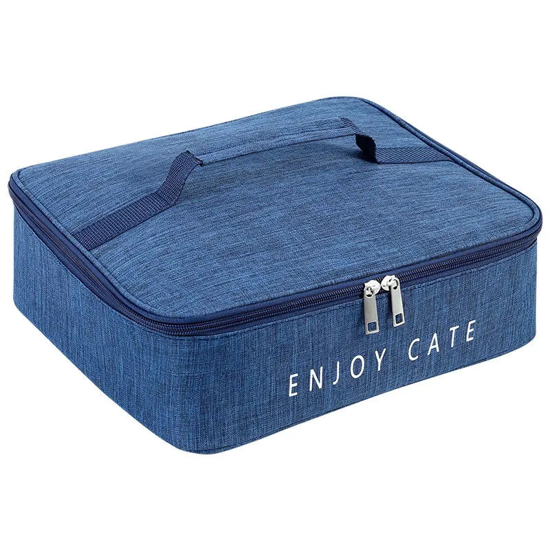 Cartoon Cute Lunch Box Bag Aluminum Foil Thickened Hand Carry Bento Student Canvas Insulated Rice