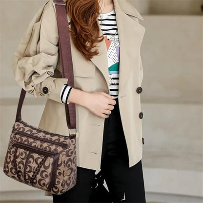 Multi-Pocket Crossbody Bag – Spacious Shoulder Bag for Women