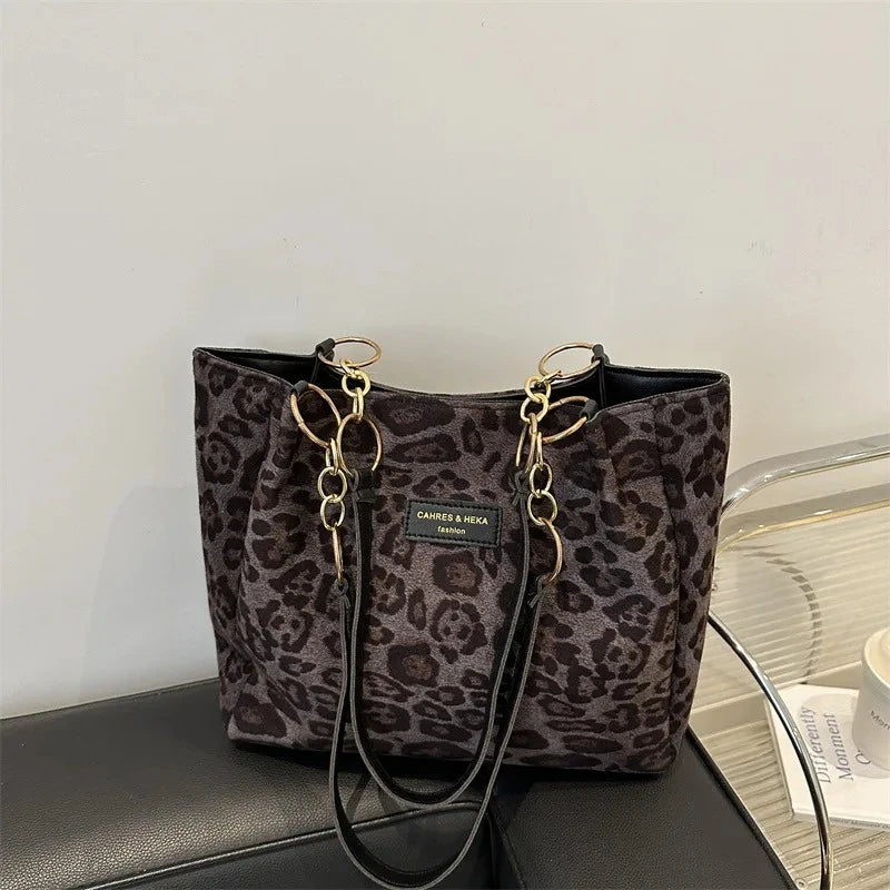 Large Capacity Underarm Bag Leather Handles Women S Commuter Office Shoulder Bags