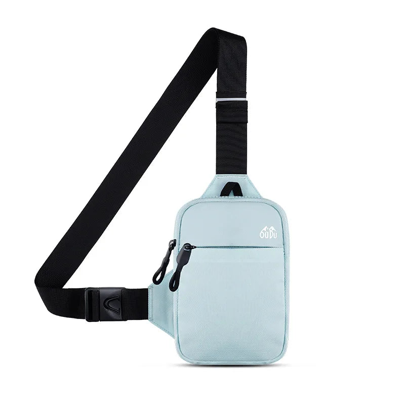 Waterproof Mini Sling Chest Bag – Adjustable Strap for Travel & Running
