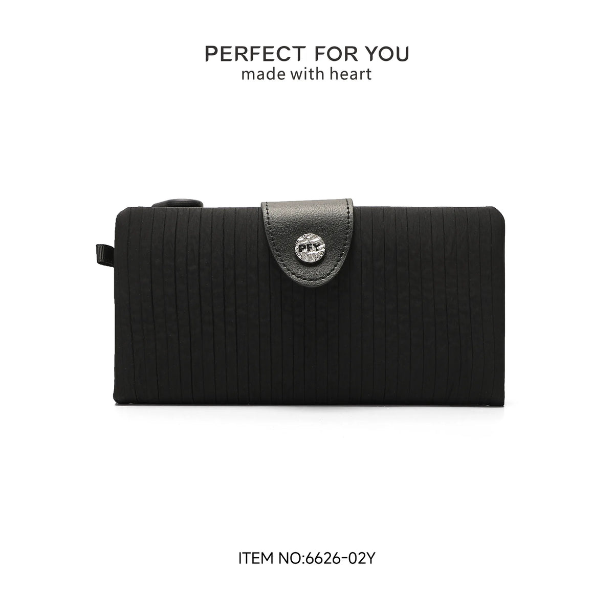 Pu Leather Women S Long-Style Wallet Creases Large Capacity