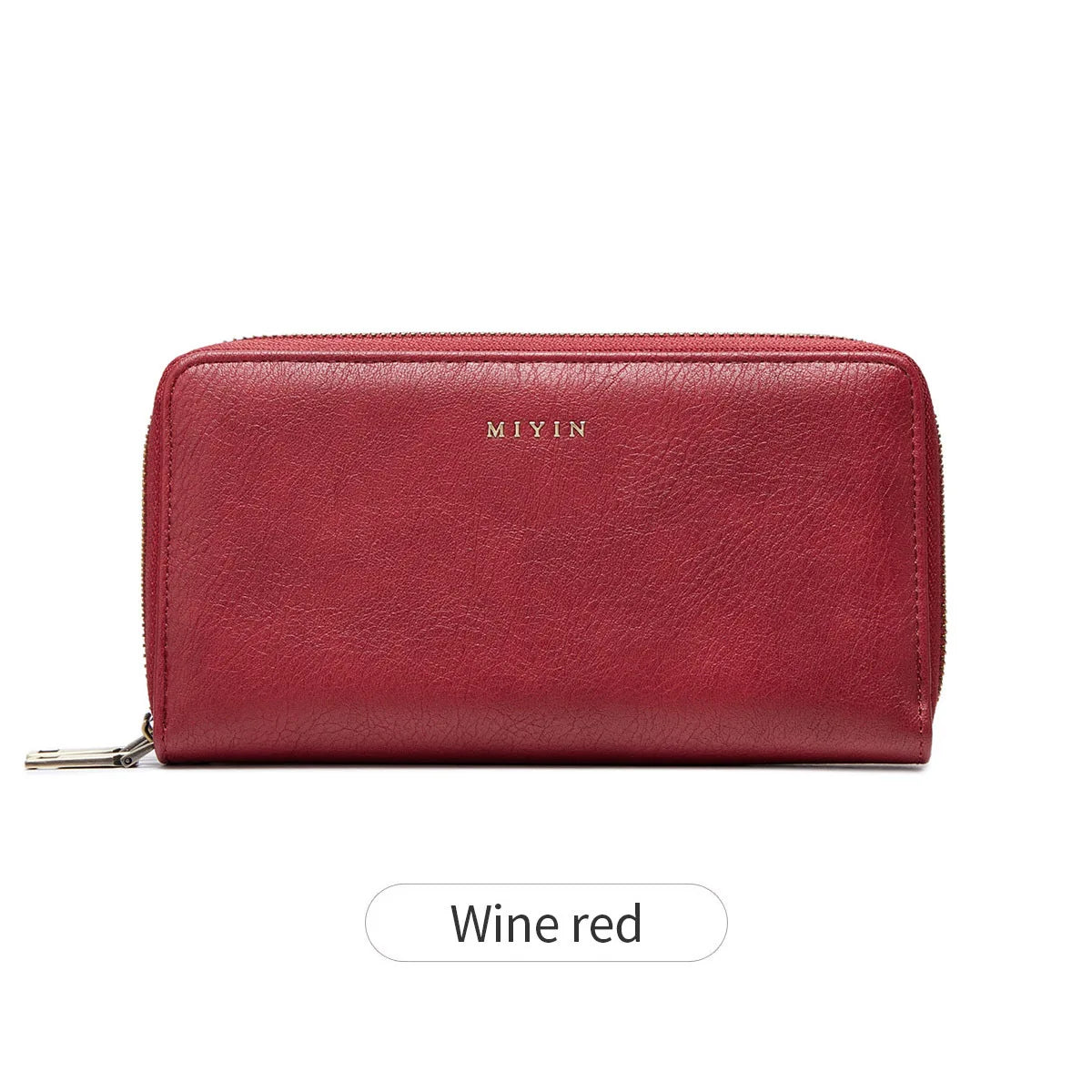 Rfid Anti-Theft Brush Ladies Purse Double Zipper Large Capacity Long Retro Hand