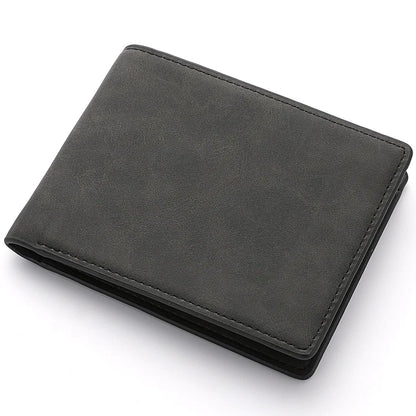Card Holder Ample Cash Bill Storage Homefish Lightweight Portable Short Wallet Men
