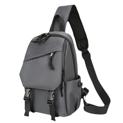 Men S Chest Bag Leisure Cross-Body Trend One Shoulder Women Backpack Large Capacity