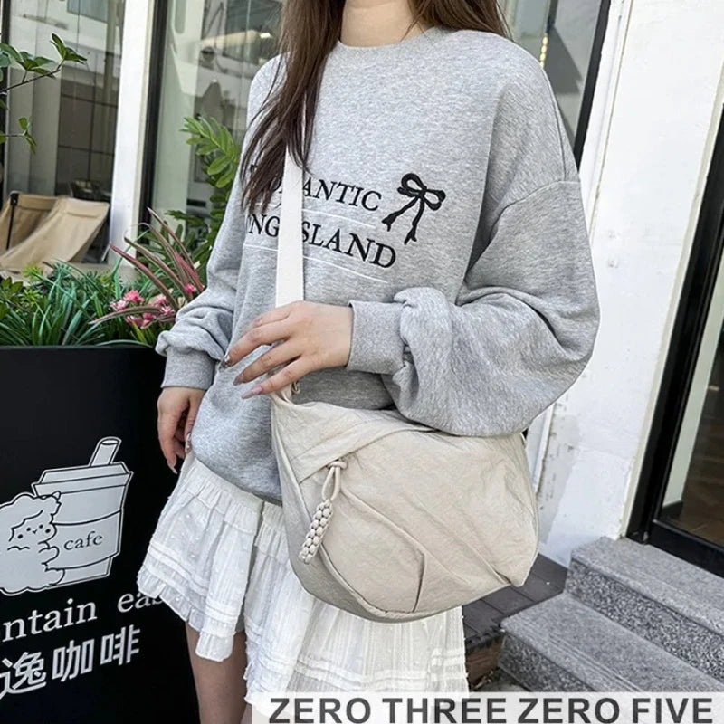 Lightweight Shoulder Bags Large Capacity Handbag Travel Shopper Bag Female Purses