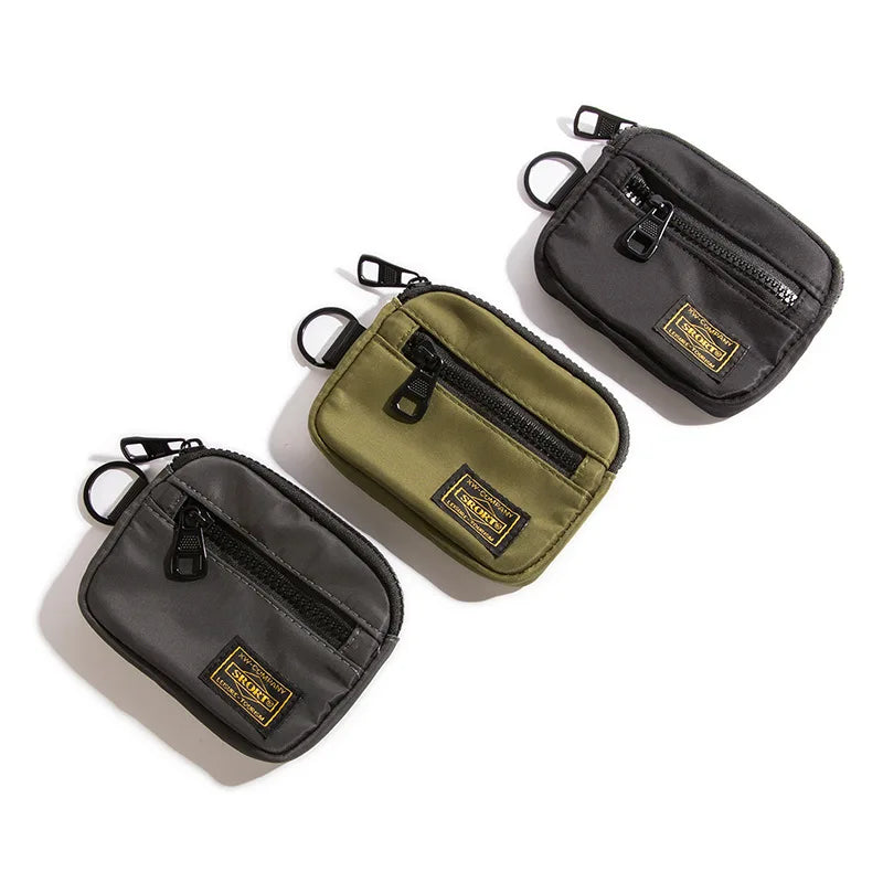 Fashionable Oxford Cloth Coin Purse Men Women Carry Card Bag Leisure Multi-Function Headphone