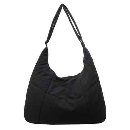 Crescent Shoulder Bag for Women – Soft Nylon Crossbody Tote