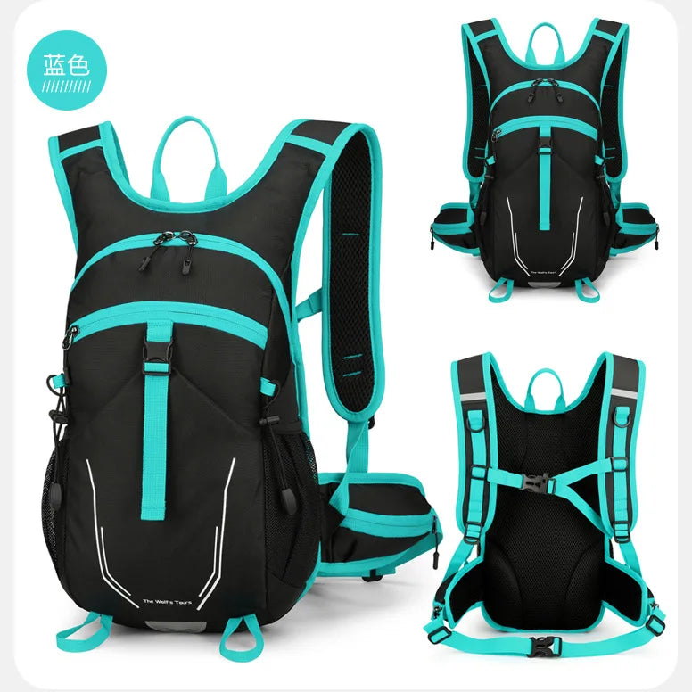 Men Women Oxford Cloth Backpack Riding Water Bag Mountain Light Running Marathon Sports