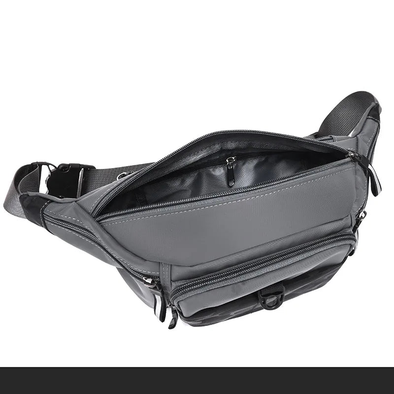 Oxford Waterproof Waist Bag Sports Running Mobile Phone Storage Large Capacity Multifunctional