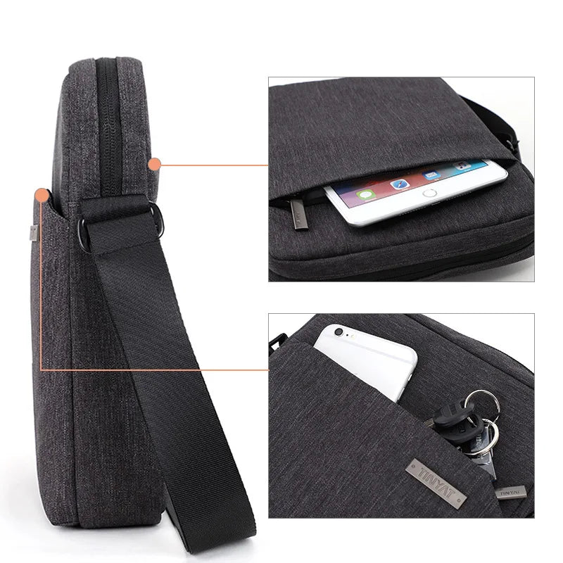 Women S Multi-Layer Large Capacity One Shoulder Diagonal Span Zipper Waterproof Portable Breast Bag