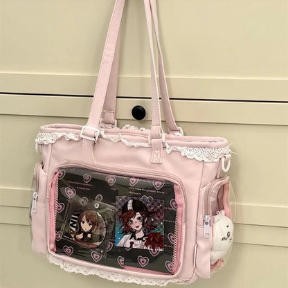 Ballet Girl Has Large Appetite Itabag Japanese 2d Single Shoulder Cross Body Goods Bag Gift Friends