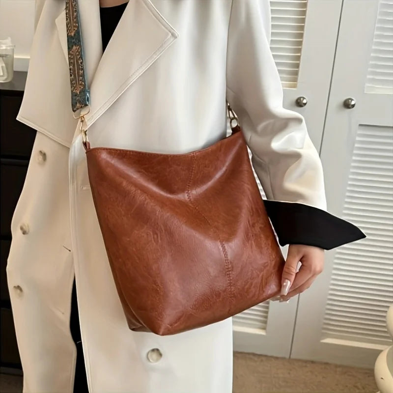 Bohemian Large Capacity Shoulder Bag for Women – Casual Crossbody Tote