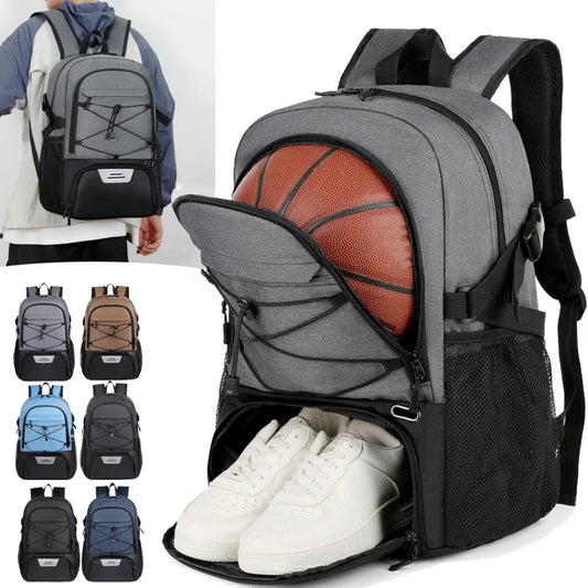 【Men Backpack】Dynamic Fitness Backpack Outdoor Lightweight Large Capacity Badminton Training Equipment Bag Pick Tennis Bag