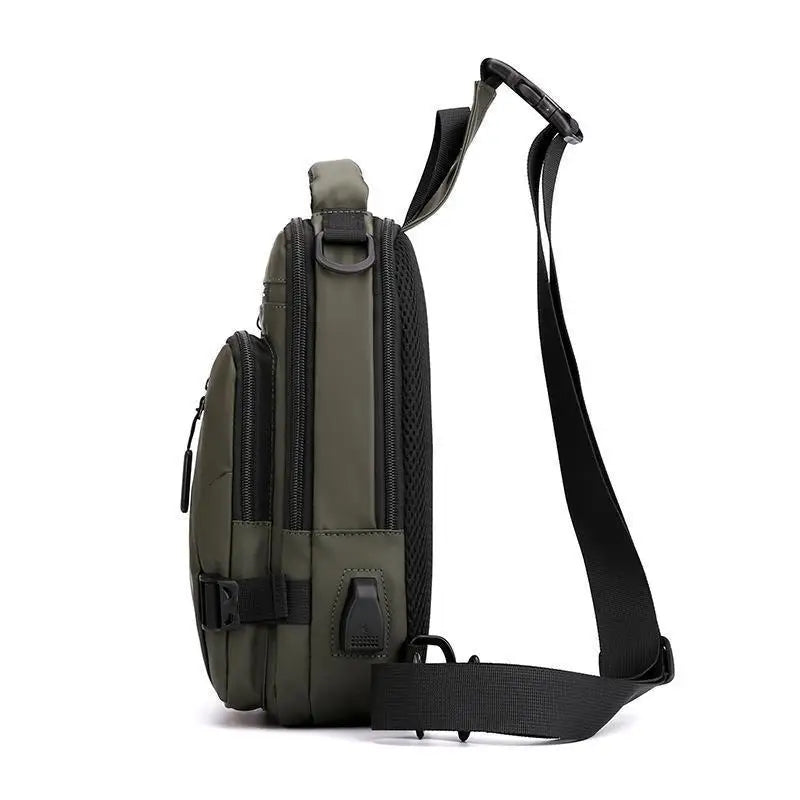 Men Multifunctional Chest Bag Convertible Crossbody Shoulder Backpack
