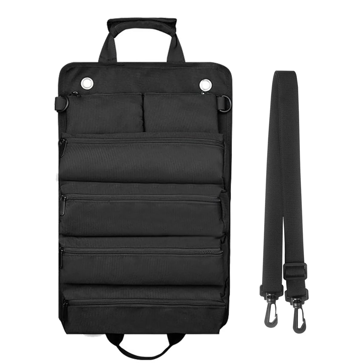 Electrical Kit Portable Multi-Function Roll Canvas Hardware Maintenance Tools Hand Laches Shoulder