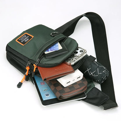 Men's Crossbody Chest Bag – Large Capacity Outdoor Sling Pack